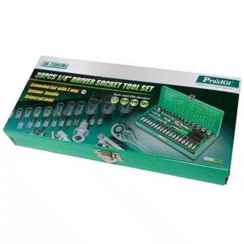 آچار بکس پروسکیت مدل PROSKIT SK-23801M مجموعه 38 عددی