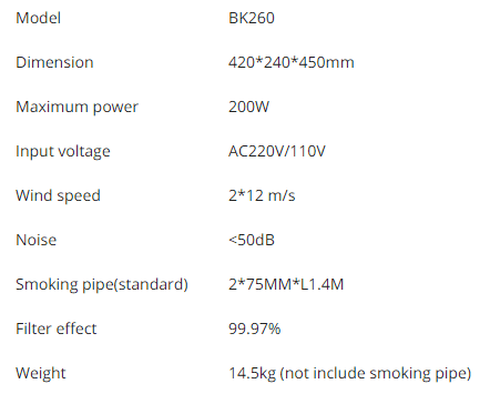 دستگاه تصفیه دود لحیم کاری باکون مدل Bakon BK-260 1 دستگاه تصفیه دود لحیم کاری باکون مدل Bakon BK-260