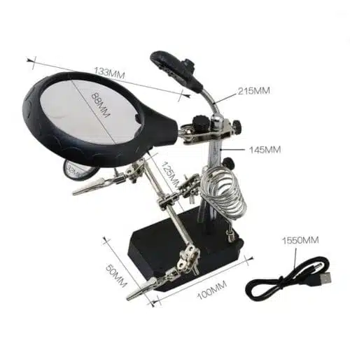 ذره بین گیره دار مدل TE-800