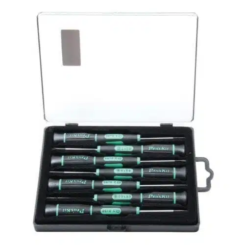 مجموعه 7 عددی پیچ گوشتی ساعتی پروسکیت مدل Proskit SD-081A