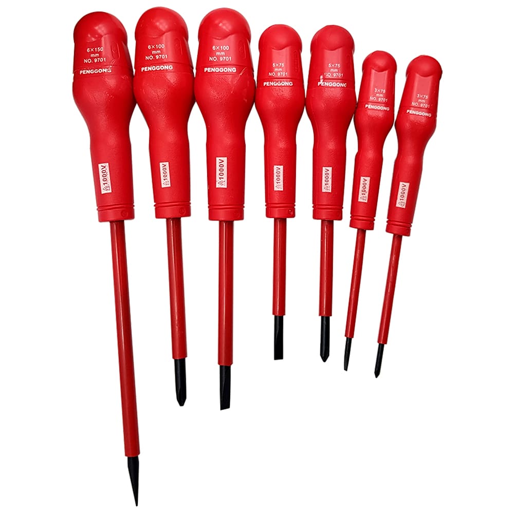 مجموعه 7 عددی پیچ گوشتی عایق 1000 ولت مدل 9701 asrtools