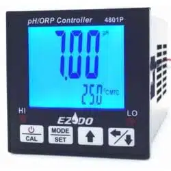 کنترلر و نمایشگر تابلویی PH/ORP ازدو مدل EZDO 4801P
