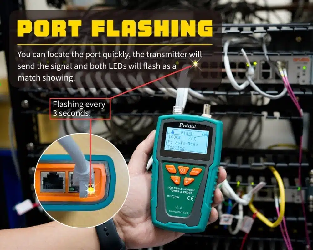 تستر شبکه و زوج یاب پروسکیت مدل ProsKit MT-7071N