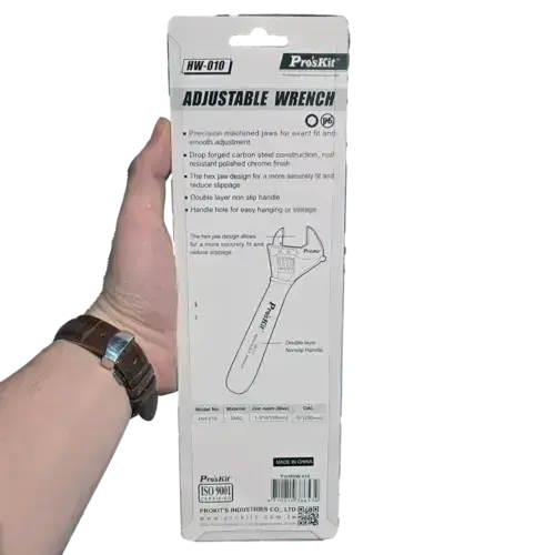 آچار فرانسه 10 اینچی پروسکیت مدل ProsKit HW-010 عصرتولز