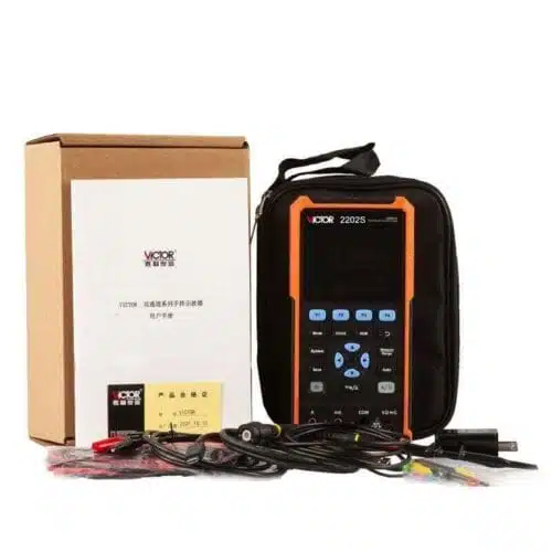 اسیلوسکوپ دستی ویکتور مدل VICTOR 2202S