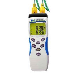 ترمومتر پرتابل دو کاناله تیپ K ام آی سی مدل MIC 98838