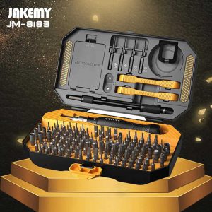 ست پیچ گوشتی مجموعه 145 عددی جک می مدل Jakemy JM-8183 عصرتولز