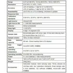 کدورت سنج دیجیتال قابل حمل تی ای اس مدل TES-1386 عصرتولز