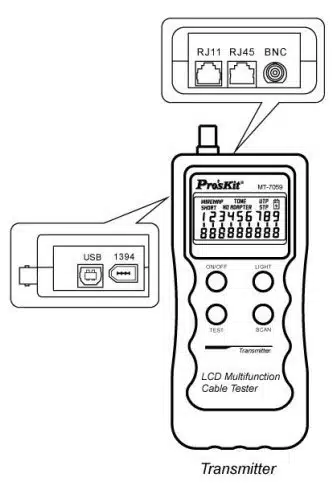 تستر شبکه پروسکیت مدل ProsKit MT-7059