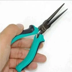 انبر دم باریک بلند بدون عاج پروسکیت مدل Proskit PM-746