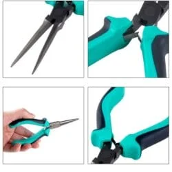 انبر دم باریک بلند بدون عاج پروسکیت مدل Proskit PM-746