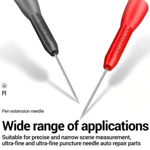 تبدیل سوزنی بلند پراب مولتی متر مدل NEEDLE PROBE 40mm