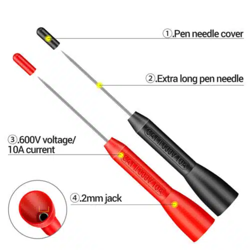 تبدیل سوزنی بلند پراب مولتی متر مدل NEEDLE PROBE 40mm