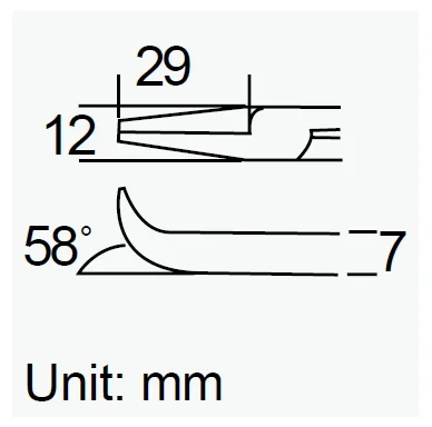 انبر دم باریک سرکج پروسکیت مدل Proskit PM-755