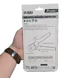 آچار پرس سر سیم وایرشو شش طرفه پروسکیت مدل Proskit CP-463G عصرتولز