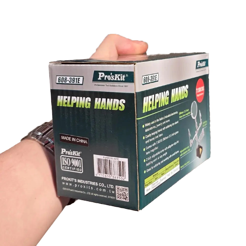 ذره بین گیره دار رومیزی پروسکیت مدل Proskit 608-391E