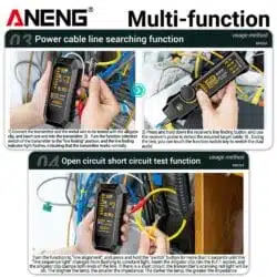 تستر کابل شبکه آننگ مدل ANENG M469A عصرتولز