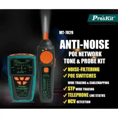 تستر شبکه و زوج یاب پروسکیت مدل ProsKit MT-7029 عصرتولز