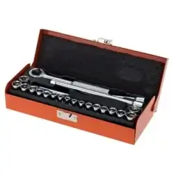 PROSKIT 8PK-SD016 23Pcs 14 Driver Socket Set-0-آچار بکس پروسکیت مدل PROSKIT 8PK-SD016 مجموعه 23 عددی