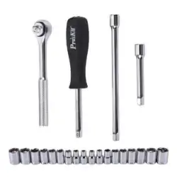 PROSKIT 8PK-SD016 23Pcs 14 Driver Socket Set-0-آچار بکس پروسکیت مدل PROSKIT 8PK-SD016 مجموعه 23 عددی