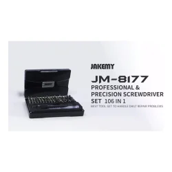 ست پیچ گوشتی جک می مدل Jakemy JM-8177 مجموعه 106 عددی ASRTOOLS