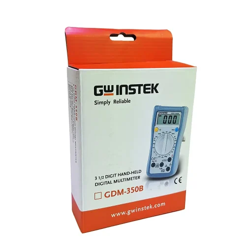 GW Instek GDM-350B 3-12 Digits LCD Digital Display Handheld Multimeter, 200V250V AC Voltage Range-0-مولتی متر گودویل مدل GW instek GDM-350B