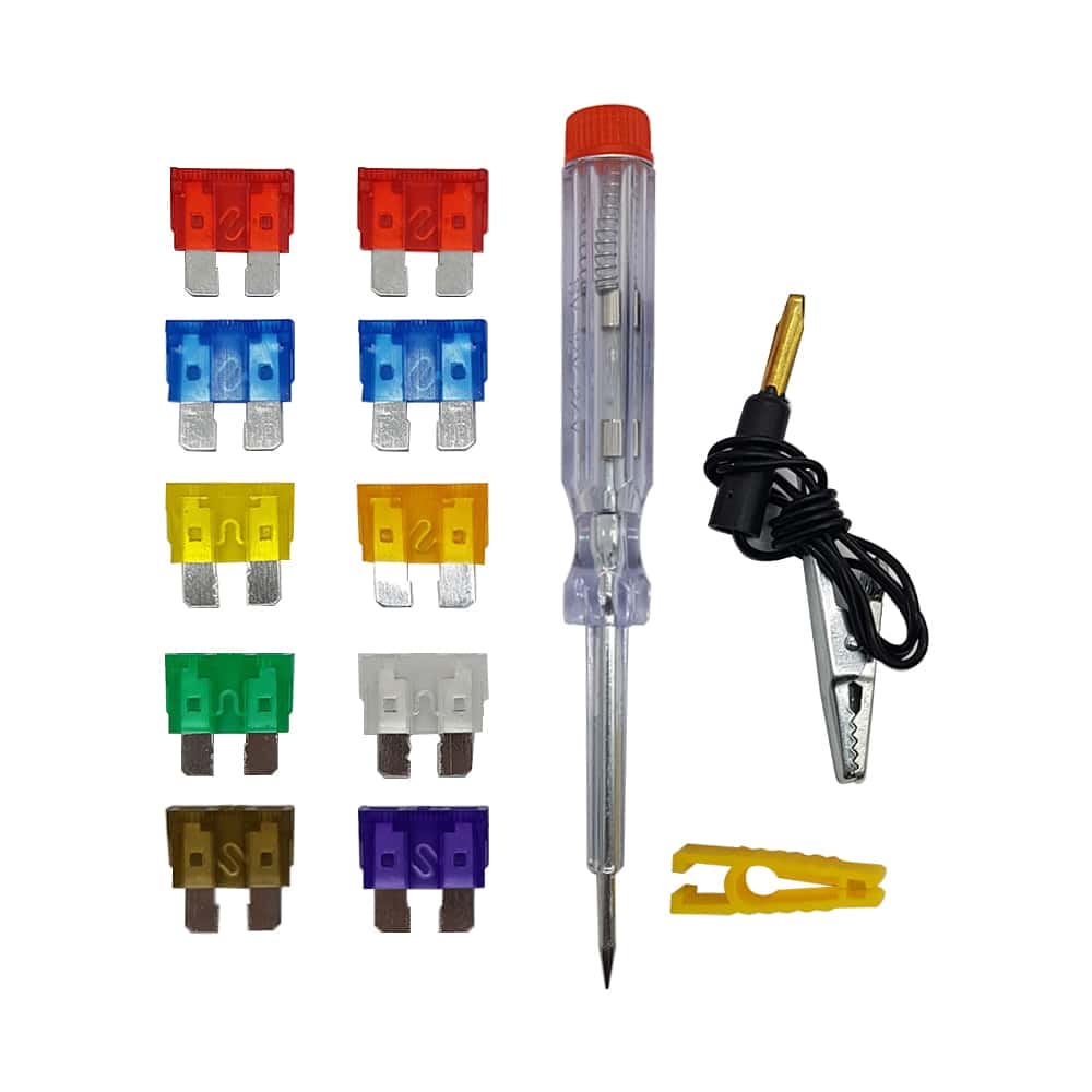 دستگاه تست فیوز و سیم کشی خودرو مدل CAMCO NO-65384 به همراه 10 عدد فیوز