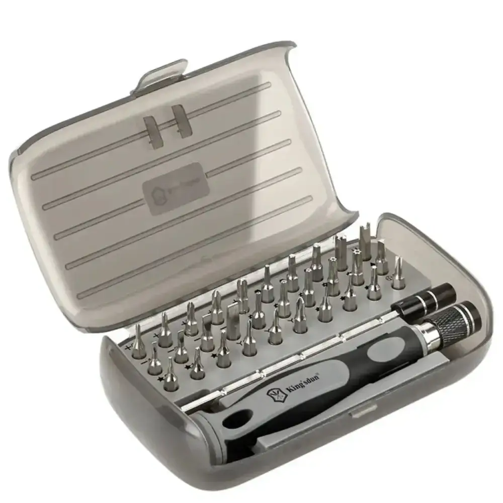 ست پیچ گوشتی کینگزدان مدل Kingsdun KS-840084 مجموعه 32 عددی