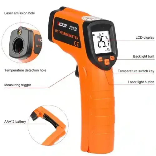 دماسنج لیزری ویکتور مدل Victor 302B