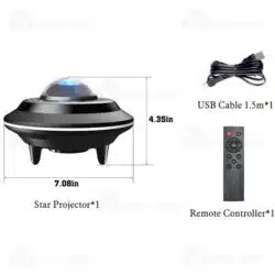 پروژکتور آسمان مجازی بیوا مدل Biva Galaxy Black Hole Projector Lamp LT-SKY01A عصرتولز