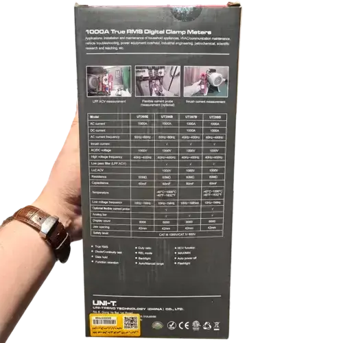 مولتی متر کلمپی یونی تی مدل UNI-T UT206B