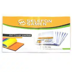 کاور کاغذ سایز A4 سامن مدل SAMEN A4 بسته 100 عددی - تصویر 2