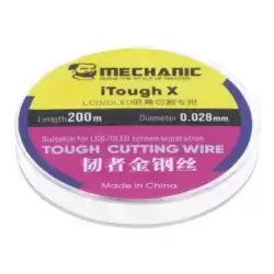سیم جداکننده گلس مکانیک مدل MECHANIC iThough X [200m] 0.028mm عصرتولز