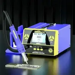 هیتر مکانیک مدل MECHANIC 861DW Max Plus-0-MECHANIC 861DW Max+ Soldering Station, Hot Air Gun,Rework for Motherboard, Phone, PCB Welding, Desoldering Repair Tools