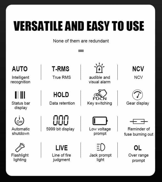 مولتی متر هوشمند با صفحه نمایش دیجیتال ویکتور مدل Victor VC-923E