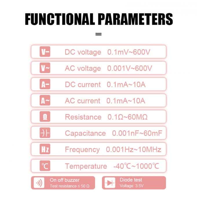 مولتی متر هوشمند با صفحه نمایش دیجیتال ویکتور مدل Victor VC-923E