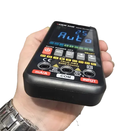 مولتی متر هوشمند با صفحه نمایش دیجیتال ویکتور مدل Victor VC-923E