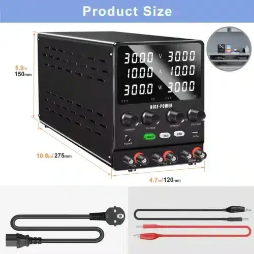 منبع تغذیه دوبل تراکینگ نایس پاور مدل NICE POWER SPS3010-2D عصراتولز