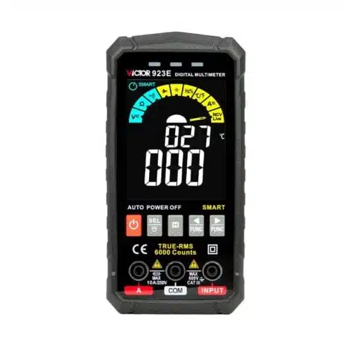 مولتی متر با صفحه نمایش لمسی دیجیتال ویکتور مدل Victor VC-923E عصرتولز