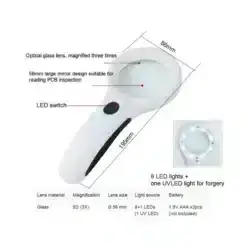 ذره بین دستی چراغ دار پروسکیت مدل Proskit MA-019 عصرتولز