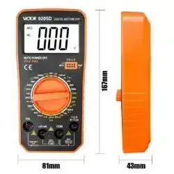 مولتی متر دیجیتال ویکتور مدل VICTOR 9205D عصرتولز