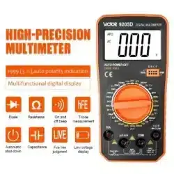 مولتی متر دیجیتال ویکتور مدل VICTOR 9205D عصرتولز