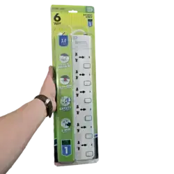 چندراهی برق و محافظ ولتاژ دایو مدل DAIYO DE1260