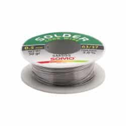 سیم لحیم قطر 0.5 میلی متر 50 گرم سومو مدل SOMO SM505 عصرتولز