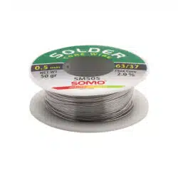سیم لحیم قطر 0.5 میلی متر 50 گرم سومو مدل SOMO SM505 عصرتولز