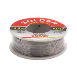 سیم لحیم قطر 0.6 میلی متر 100 گرم سومو مدل SOMO SM606 عصرتولز