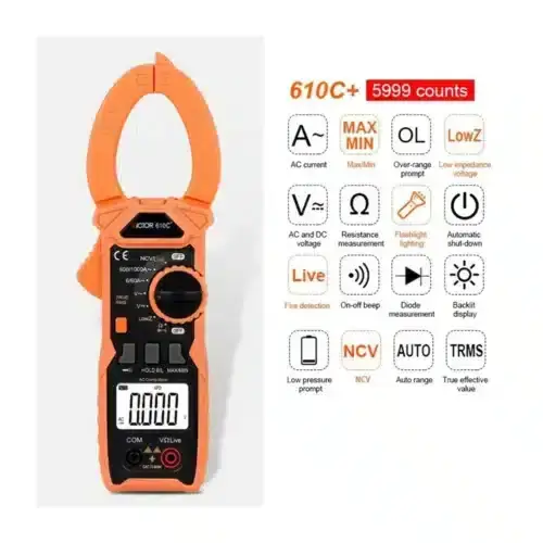 مولتی متر کلمپی ویکتور مدل VICTOR 610C PLUS