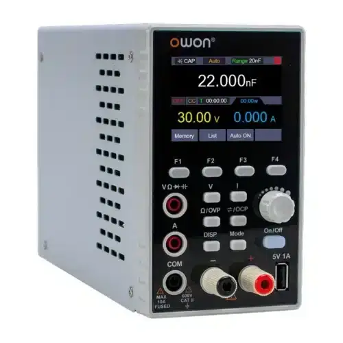 منبع تغذیه دیجیتال اوون مدل OWON SPM6103 به همراه مولتی متر