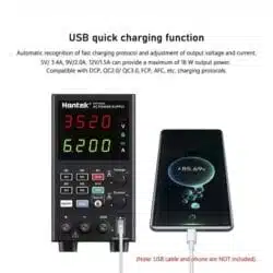منبع تغذیه قابل برنامه ریزی هانتک مدل HANTEK HDP135V6A عصرتولز