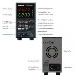 منبع تغذیه قابل برنامه ریزی هانتک مدل HANTEK HDP135V6A عصرتولز